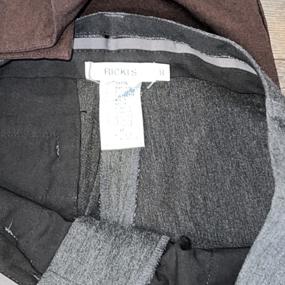 COPY - Bundle of 3 pairs of dress pants from Ricki’s, all size 8 Long - Picture 5 of 16